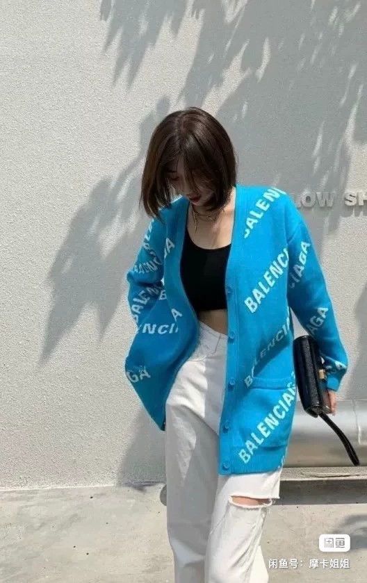 Balenciaga Balenciaga Logo knit cardigan shirt 2502-Nextarrow Size US S / EU 44-46 / 1 - 1 Thumbnail