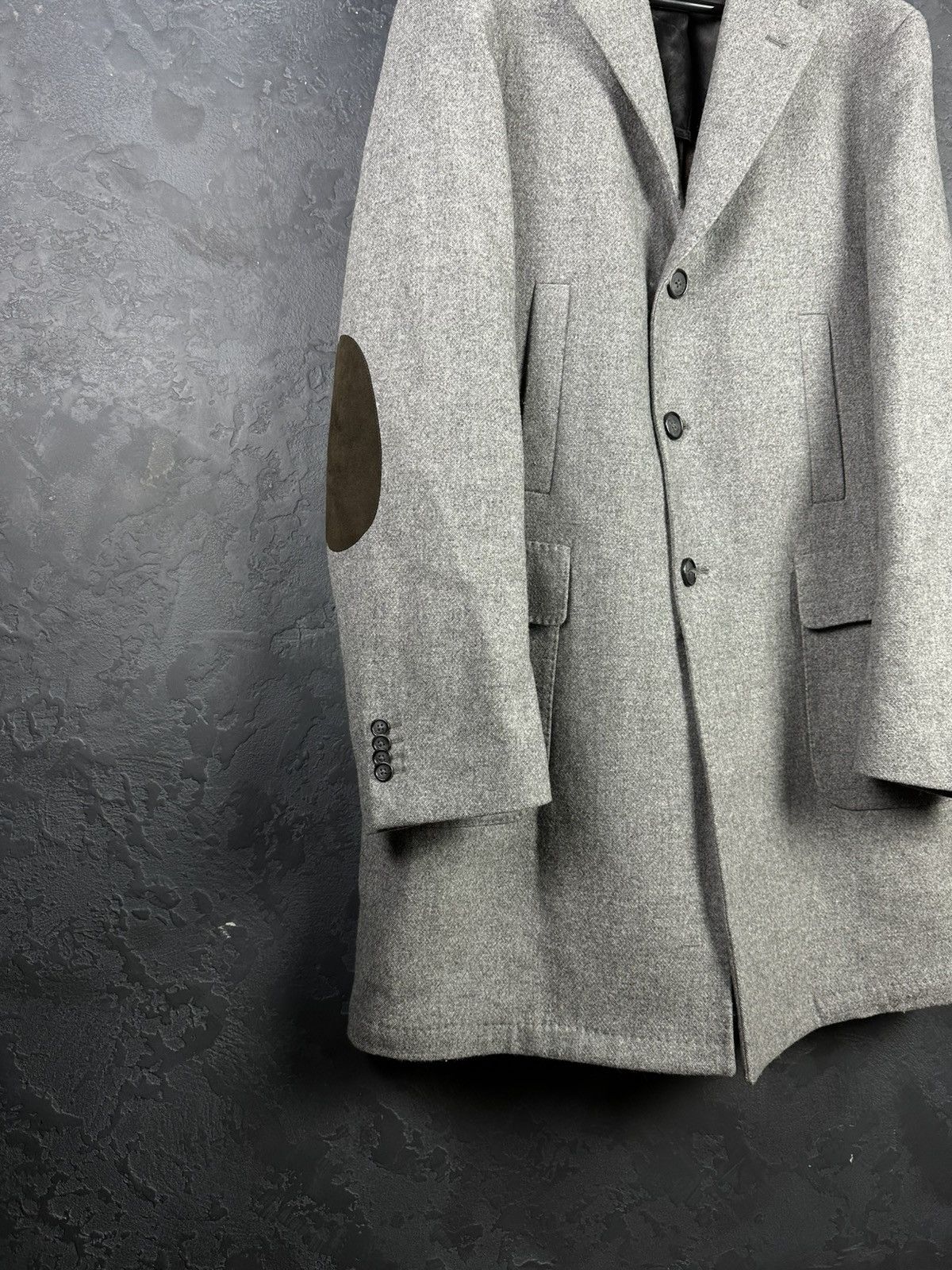 Hackett Men’s Hackett London Gray Wool Coat Size 54 Size US L / EU 52-54 / 3 - 5 Thumbnail