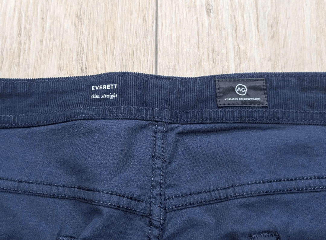 AG Adriano Goldschmied Adriano Goldschmied AG Slim Corduroy Pants Blue Express 40 Size US 40 / EU 56 - 5 Thumbnail