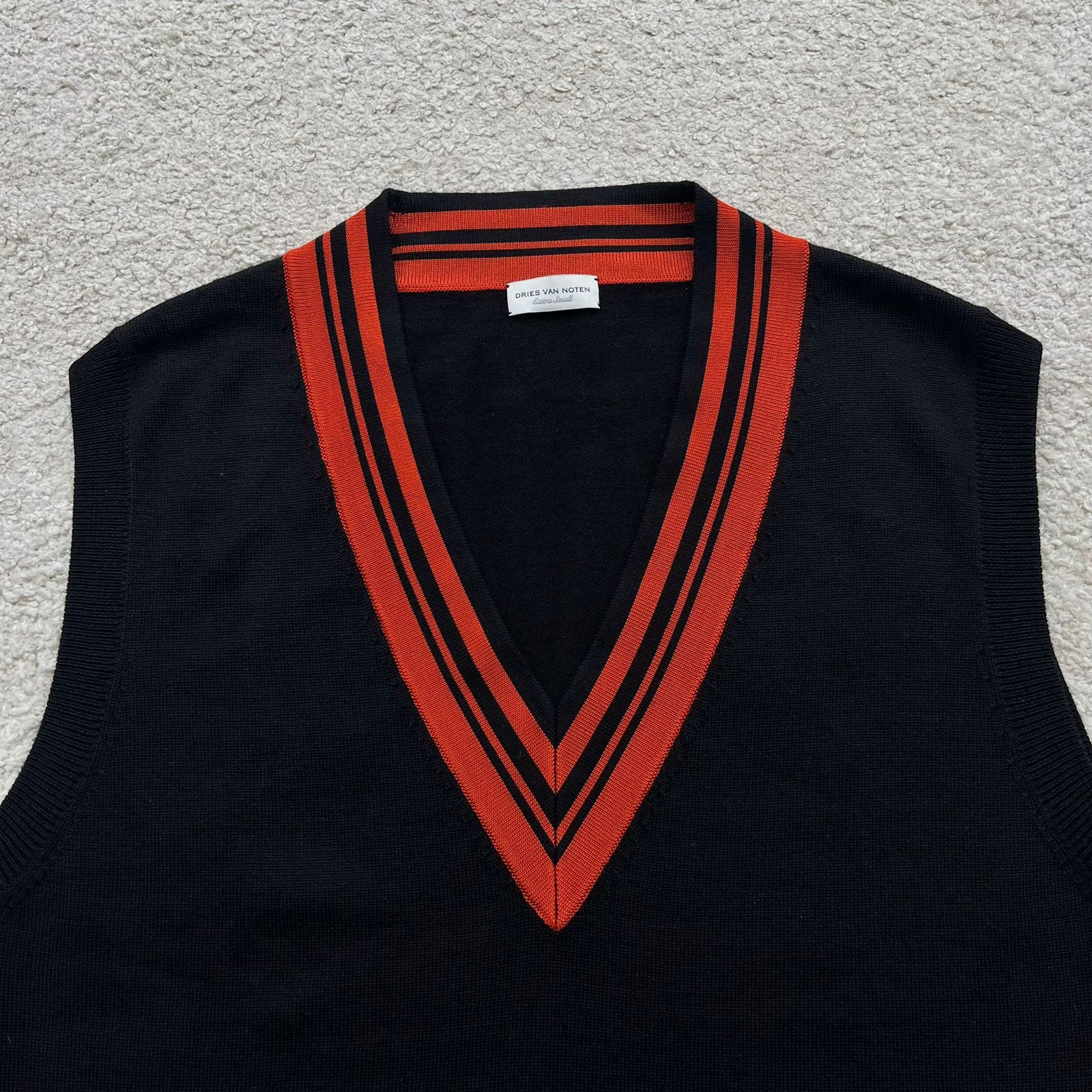 Dries Van Noten Dries Van Noten Knit Wool Vest Size US S / EU 44-46 / 1 - 2 Thumbnail
