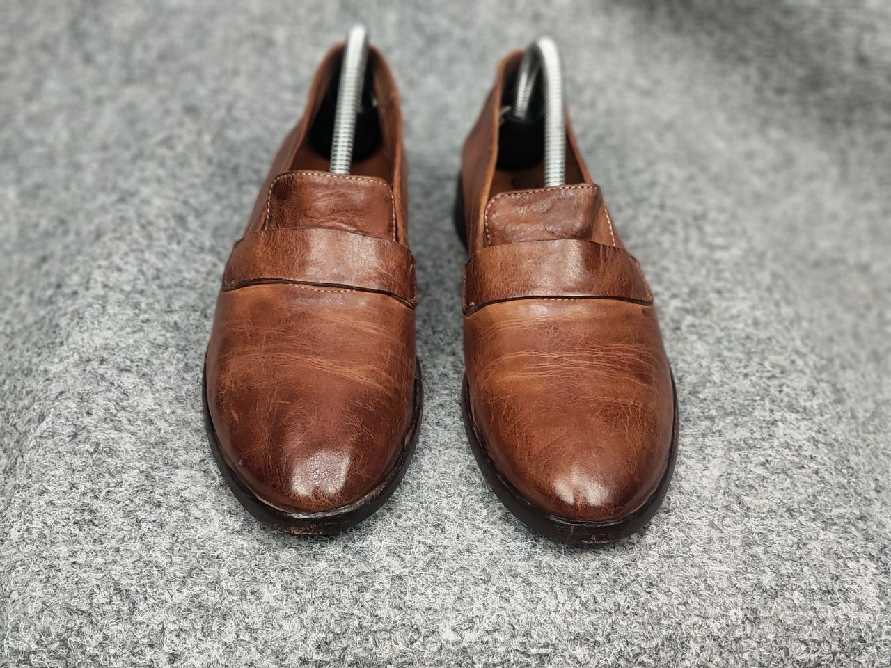 Other Gidigio Premium Design Classic brown Leather Loafers Shoes Size US 8.5 / IT 38.5 - 7 Thumbnail