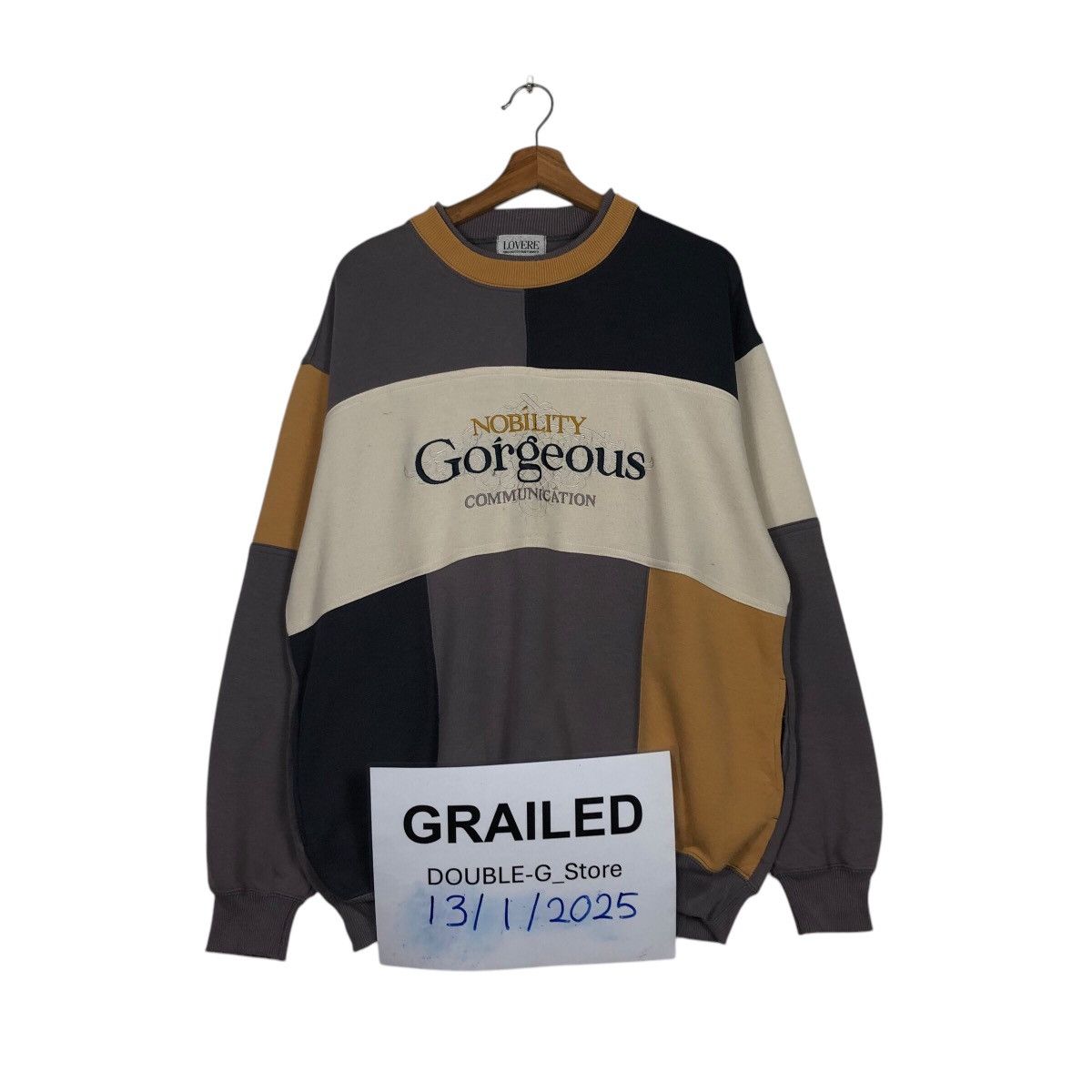 Japanese Brand 📌Vintage Sweatshirt Nobility Gorgeous Big Logo Issey Miyake Size US L / EU 52-54 / 3 - 1 Thumbnail