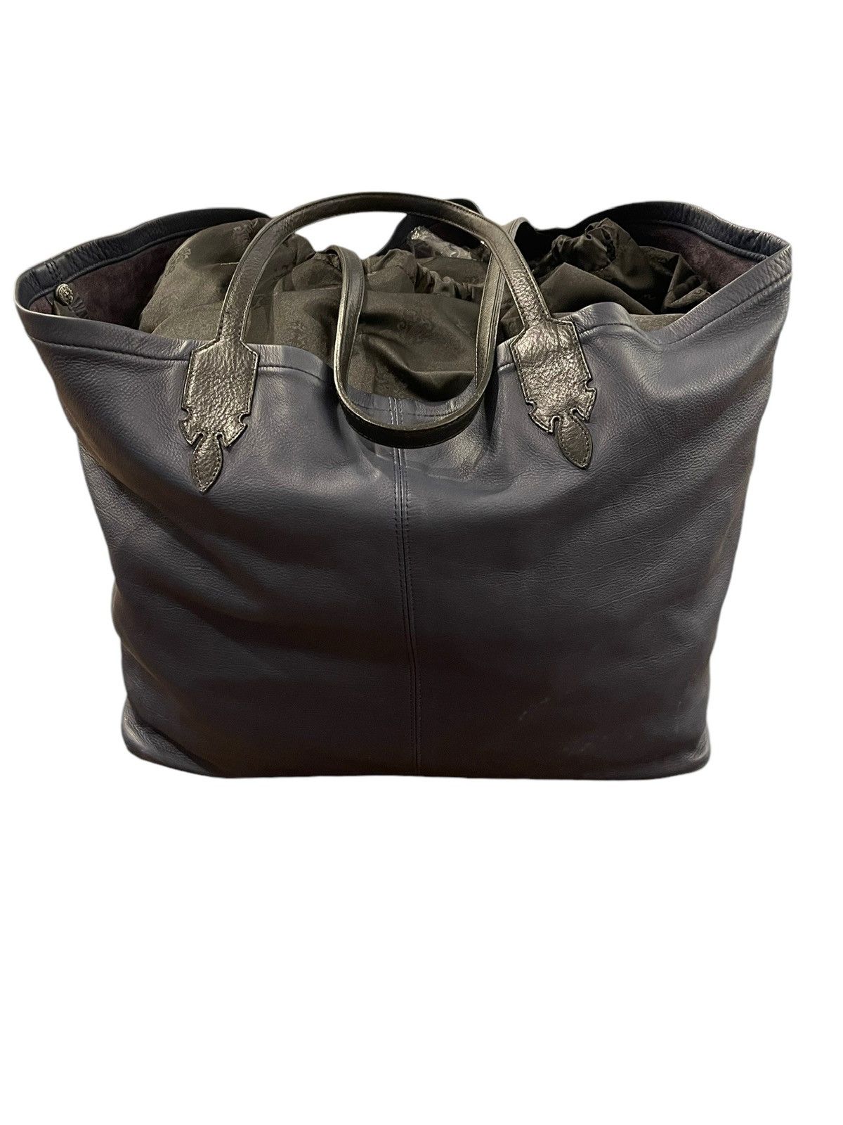 Chrome Hearts Deep Blue Leather Lucille Tote Carrying Bag Size ONE SIZE - 10 Thumbnail
