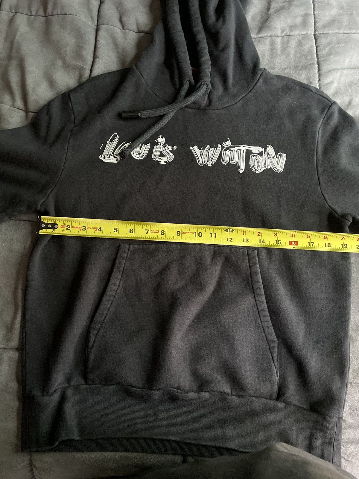 Louis Vuitton Louis Vuitton Brushed Logo Hoodie Size US S / EU 44-46 / 1 - 8 Thumbnail