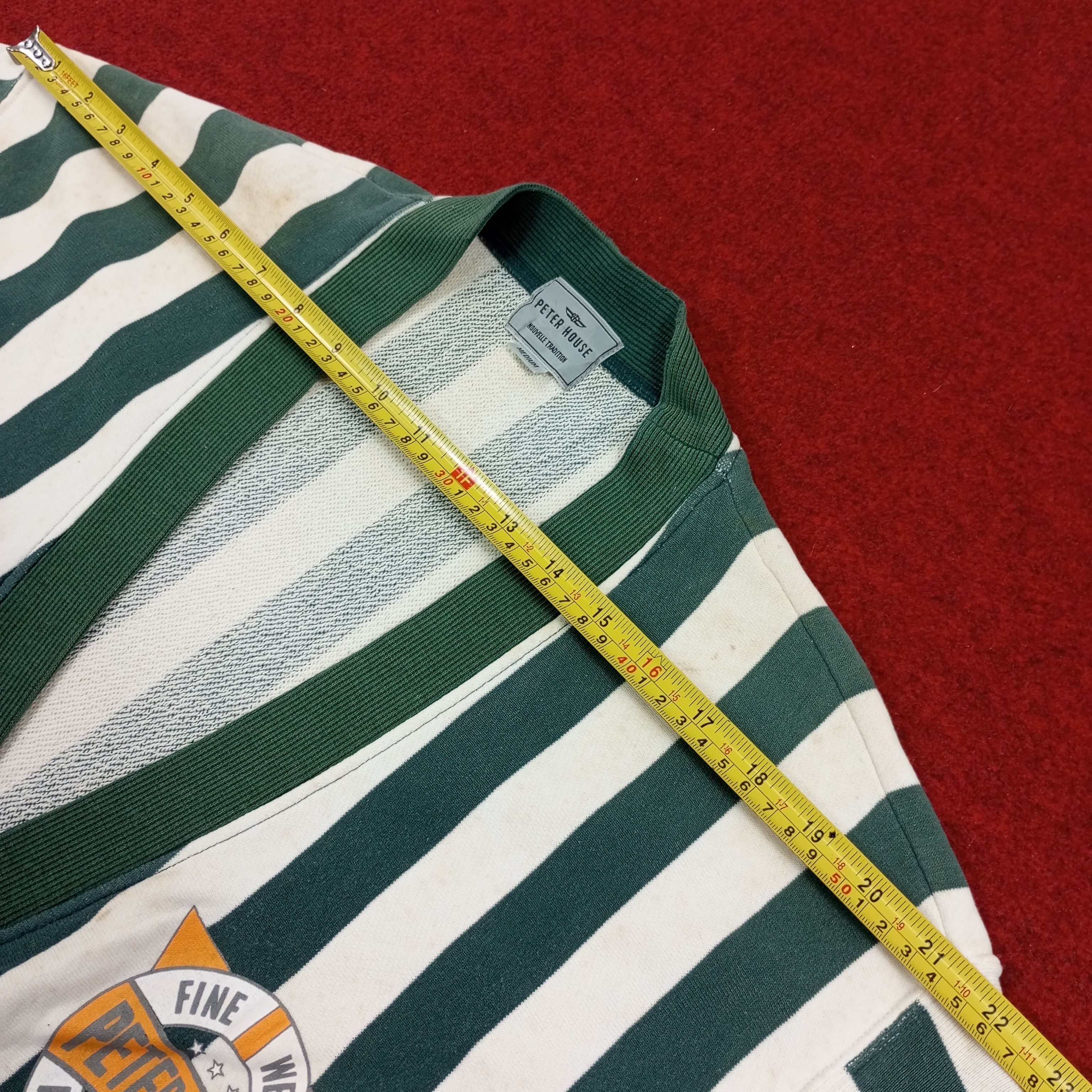 Vintage Peter House Stripes Design Streetwear Cardigan Sweater Size US M / EU 48-50 / 2 - 13 Thumbnail