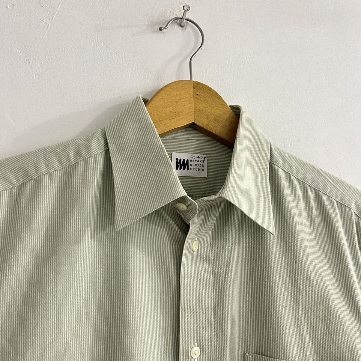 Issey Miyake Issey Miyake - Striped Longsleeve Button Up Size US L / EU 52-54 / 3 - 4 Thumbnail