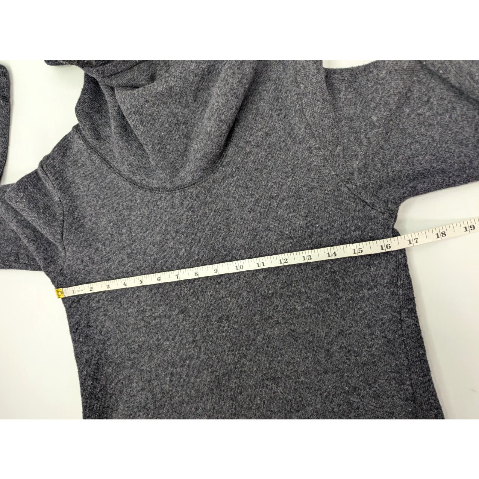 J.Crew J. Crew Sweatshirt Pullover Cowl Neck Wool Blend Cotton Blend Nylon Acrylic Petite M Gray Women’s Medium Pullover Sweatshirt Pockets Size M / US 6-8 / IT 42-44 - 5 Thumbnail