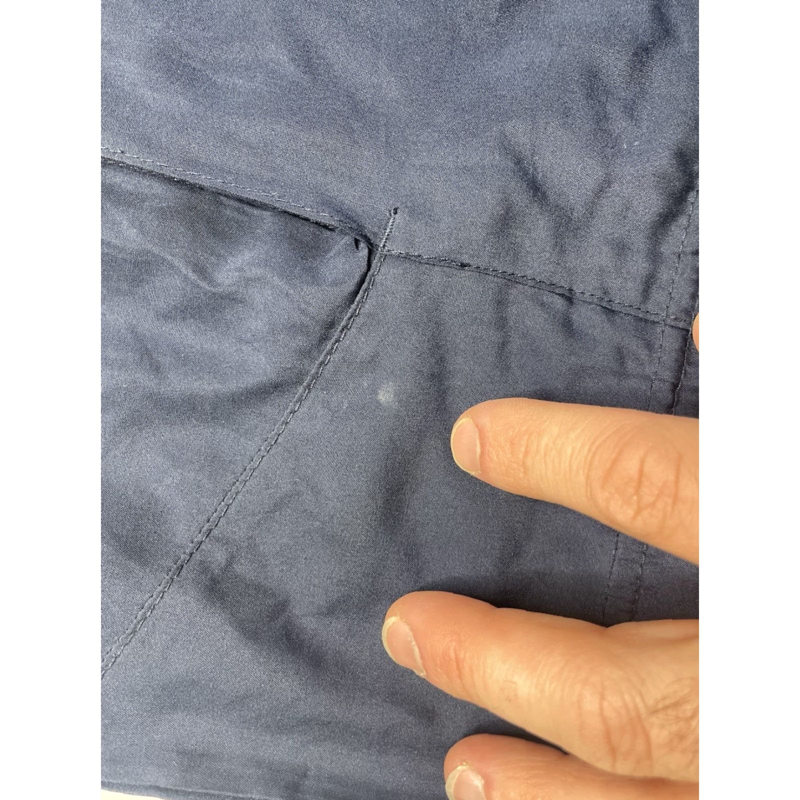 Vintage NYC Parks Jacket Mens 2XL Navy Blue Windbreaker Nylon 1/4 Zip Pullover USA Size US XXL / EU 58 / 5 - 3 Thumbnail