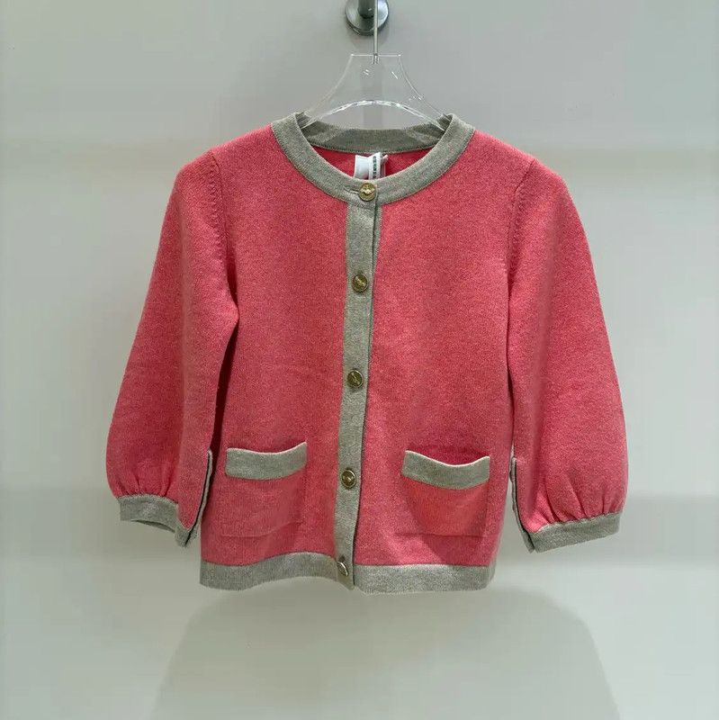 Chanel Chanel Pink Cashmere Long Sleeve Cardigan 0089 Size M / US 6-8 / IT 42-44 - 1 Thumbnail