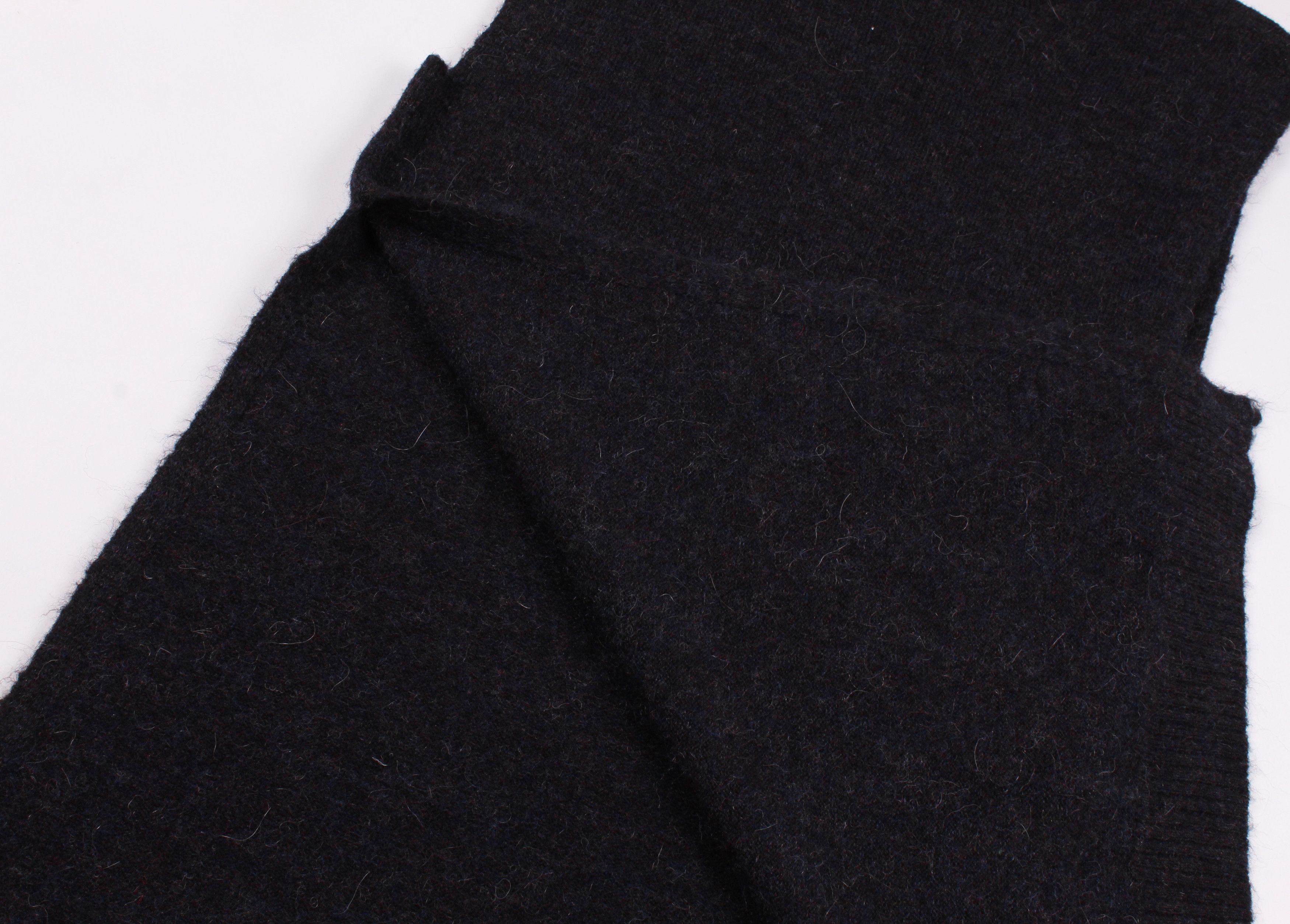 Sisley × Vintage Sisley Y2K Wool Blend Turtleneck Vest Tunic Size ONE SIZE - 3 Thumbnail