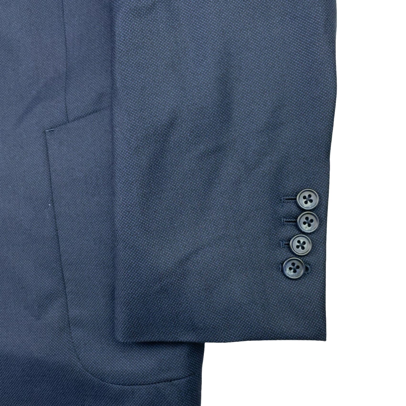 Brooks Brothers Brooks Brothers Blazer Navy 100% Wool 2-Button Single-Breasted Regular Fit Mens 40 Short Vintage No N/A Size 40R - 4 Thumbnail