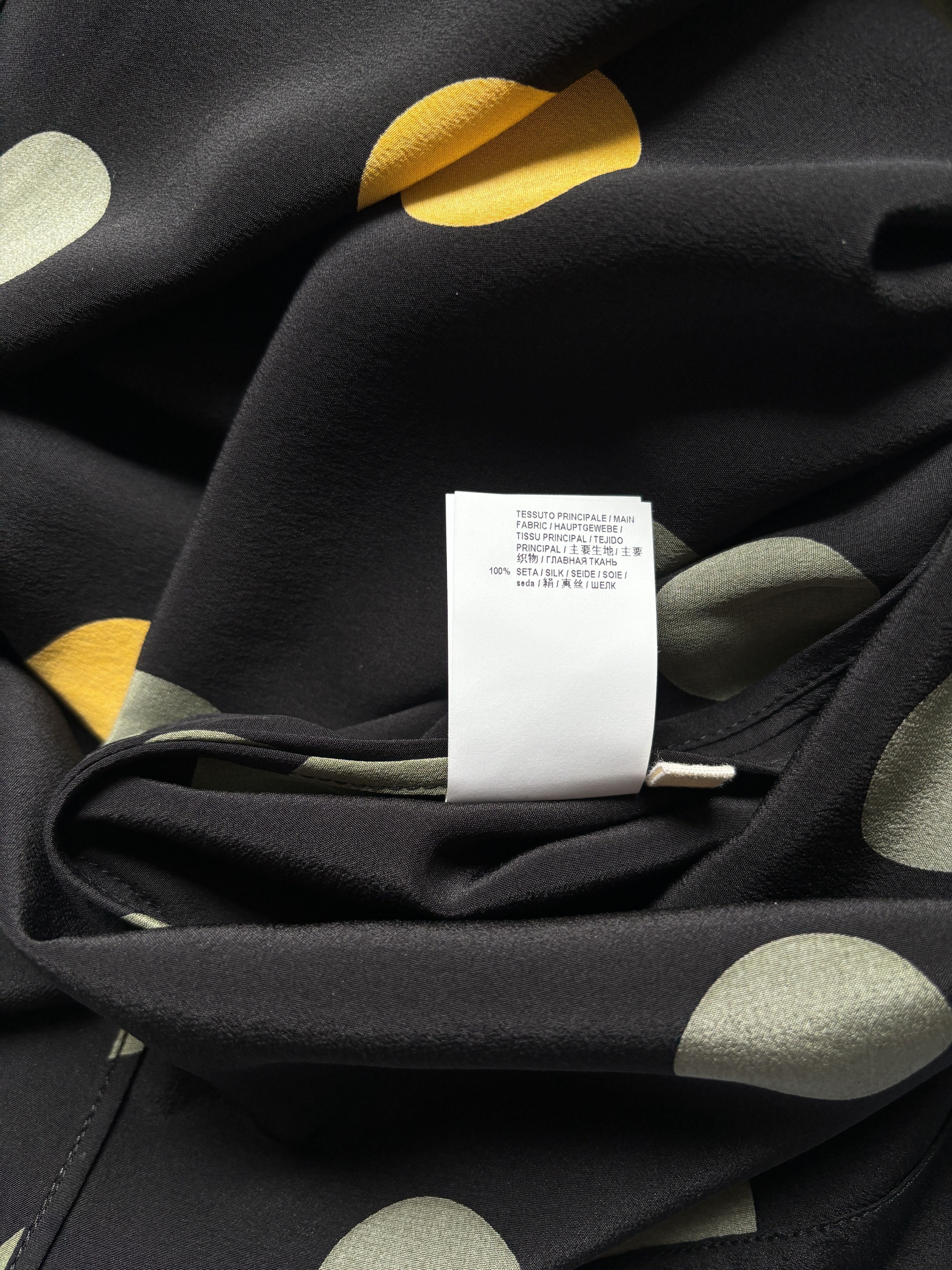 Marni ⚡️QUICK SALE⚡️Marni Black Silk Crepe Mini Dress with Dots Size M / US 6-8 / IT 42-44 - 6 Thumbnail
