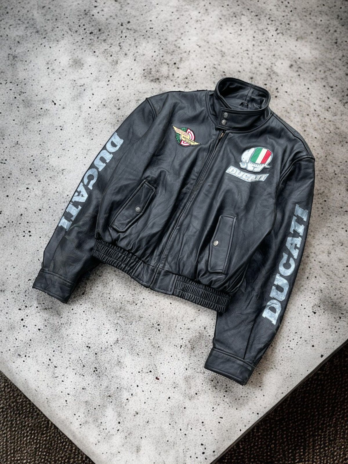 Ducati × Kadoya 🔥RARE🔥 DUCATI ITALY BY KADOYA GENUINE LEATHER RAIDER JACKET Size US M / EU 48-50 / 2 - 4 Thumbnail
