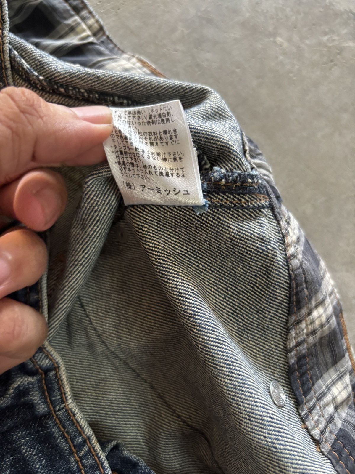 Hysteric Glamour ALGONQUINS japanese punk distressed patchwork ripped Size US 30 / EU 46 - 8 Thumbnail