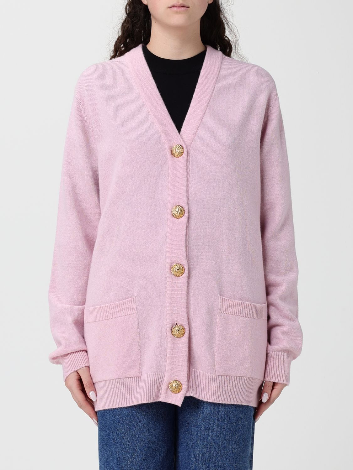 Balmain Balmain Sweater Woman Pink Size XS / US 0-2 / IT 36-38 - 1 Thumbnail