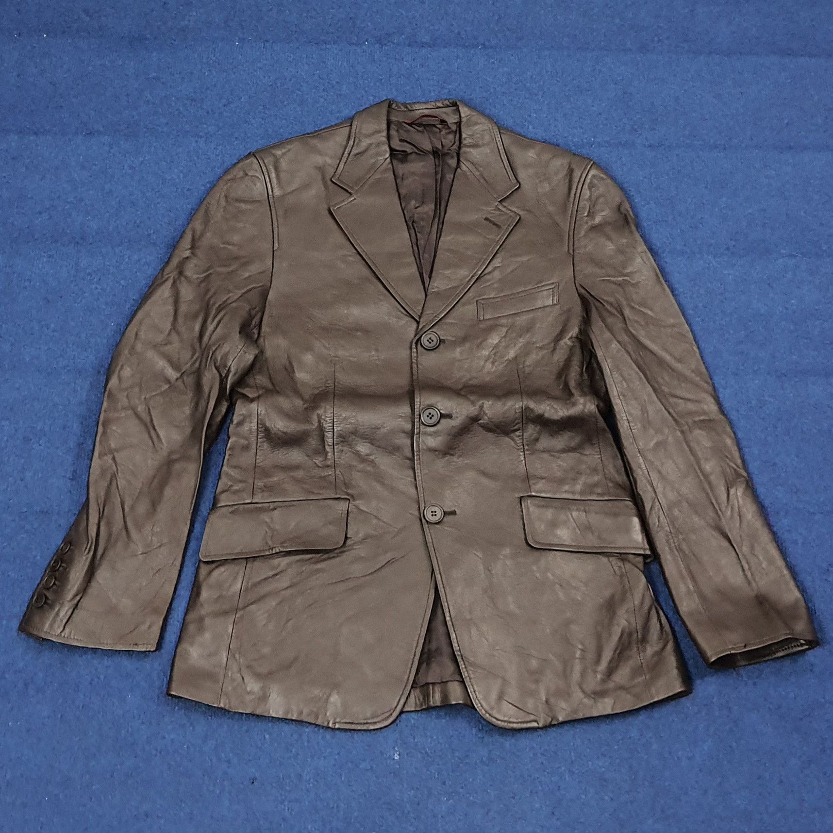 Paul Smith Vintage Paul Smith London Leather Blazer Jacket C275N12 Size US S / EU 44-46 / 1 - 1 Thumbnail