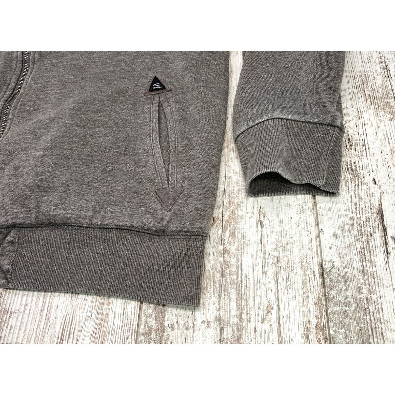 O'Neill VINTAGE O'Neill Hoodie Shirt Mens L Gray Full Zip Sherpa Lined Surf Skate Y2K Distressed Logo Heavyweight Grunge Beach USA 90s Size US L / EU 52-54 / 3 - 3 Thumbnail