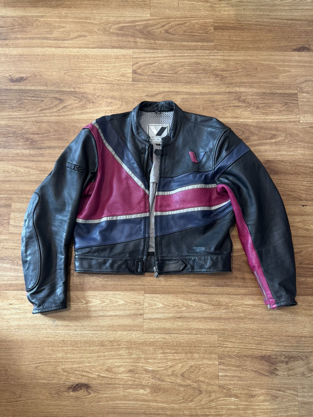 Genuine Leather Vanucci Moto Leather Jacket Size US L / EU 52-54 / 3 - 1 Thumbnail