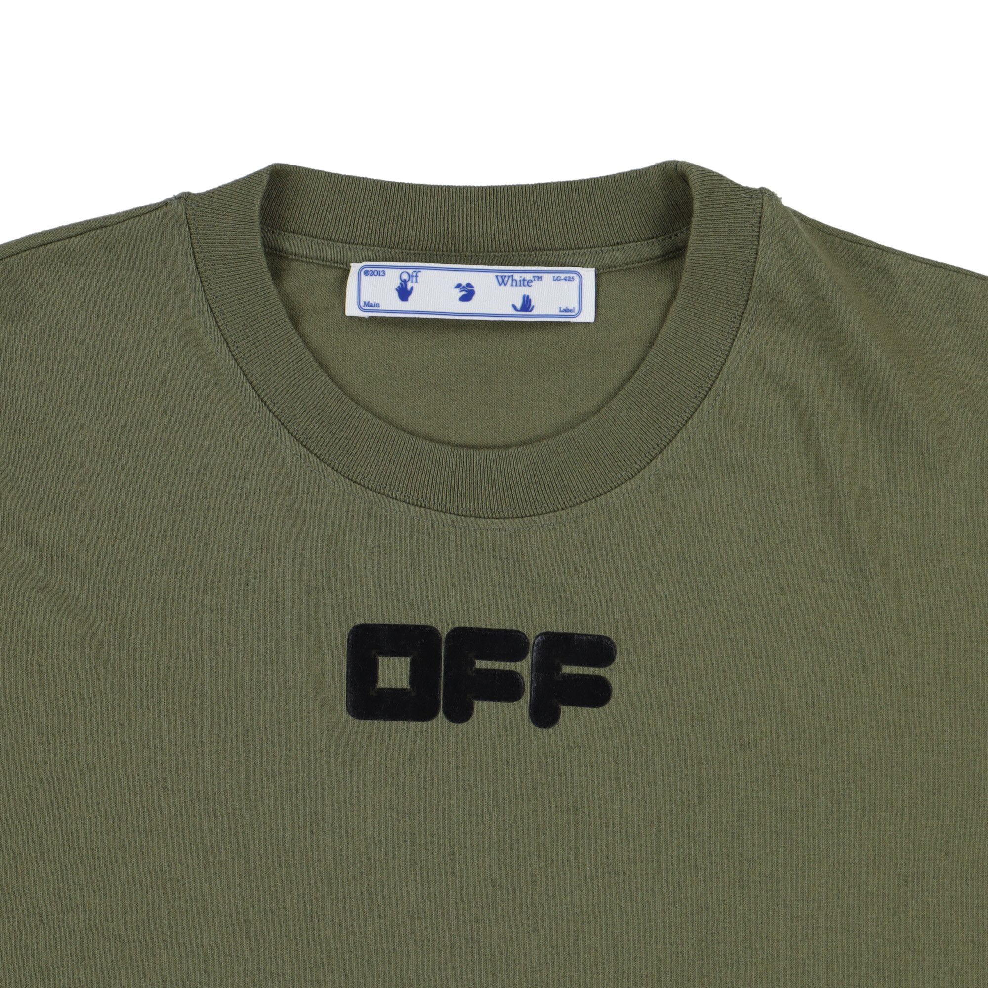 Off-White Green Rubber Logo Oversized T-shirt Size US S / EU 44-46 / 1 - 5 Thumbnail