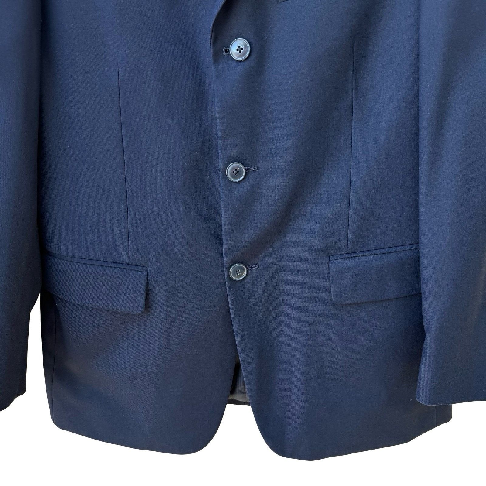 Other Giorgio Ferraro Mens Navy 3-Button Blazer Jacket 36S Italian Size 36S - 4 Thumbnail