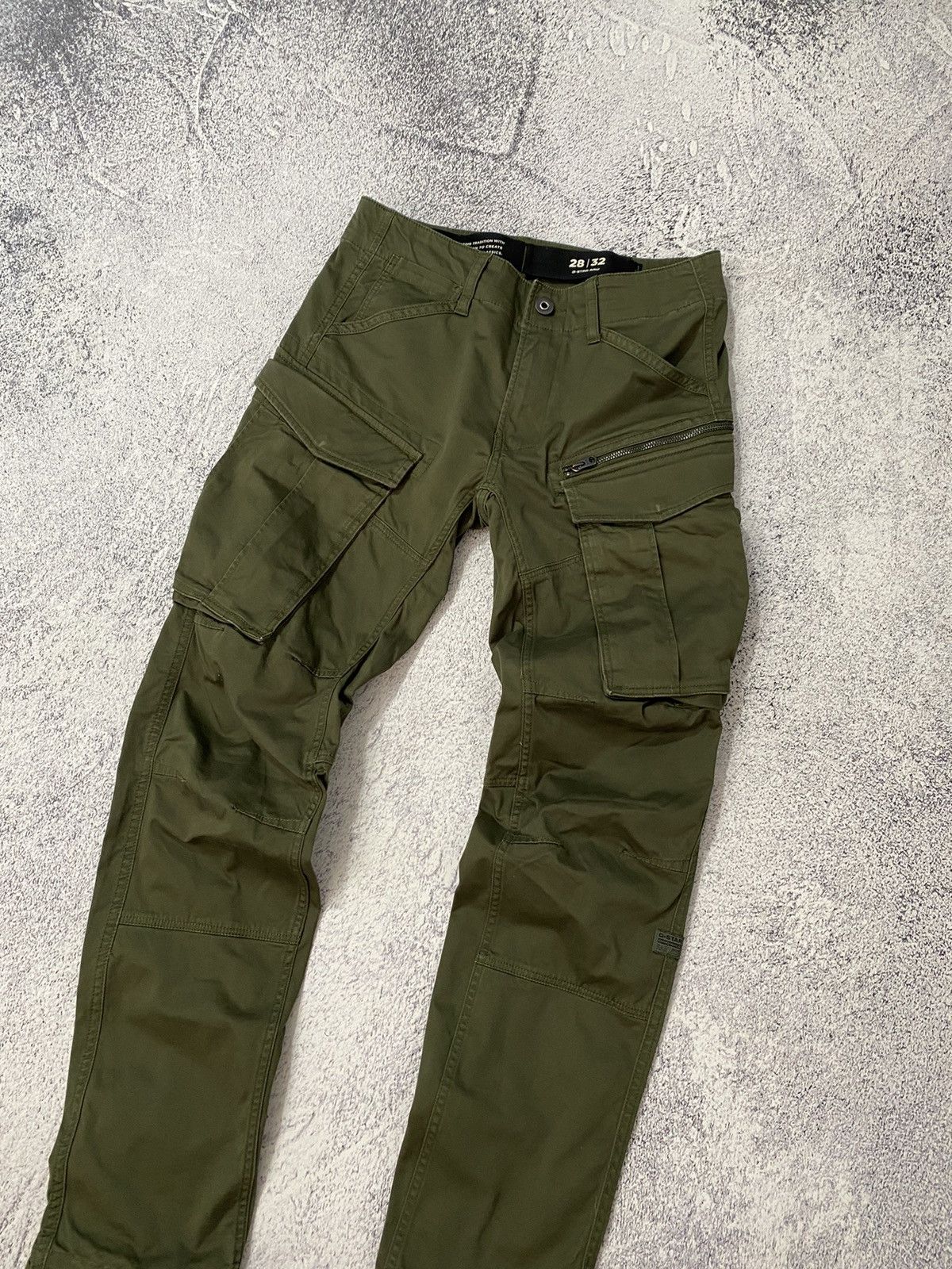 G-Star G-Star Raw Rovic Zip 3D Regular Tapered Cargo Utility Pants Size US 28 / EU 44 - 2 Thumbnail