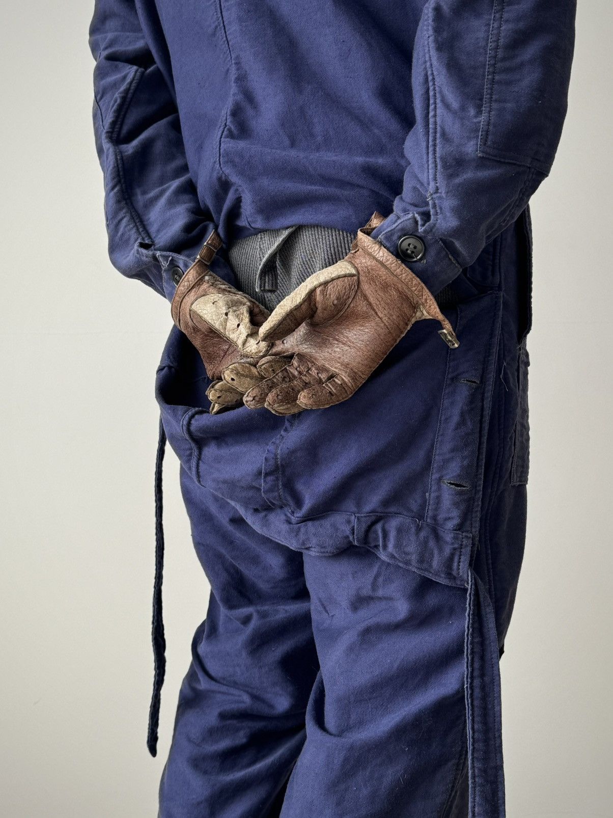 Vintage 1960s Vintage Soviet Union Work Mechanic Coveralls Size US 32 / EU 48 - 2 Thumbnail
