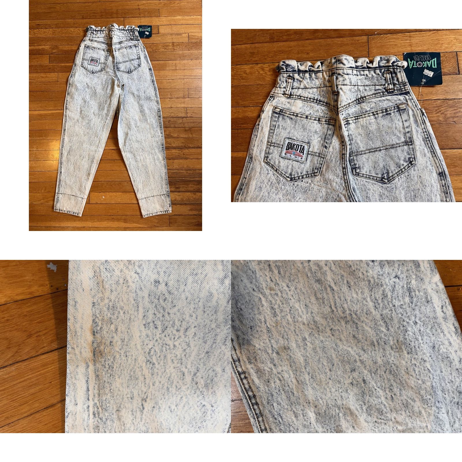 Vintage VINTAGE Dakota Blue Jeans High Waist Juniors 9 Blue Acid Wash 80s Retro 90s Grunge Hipster USA Womens Size 30" / US 8 / IT 44 - 9 Thumbnail