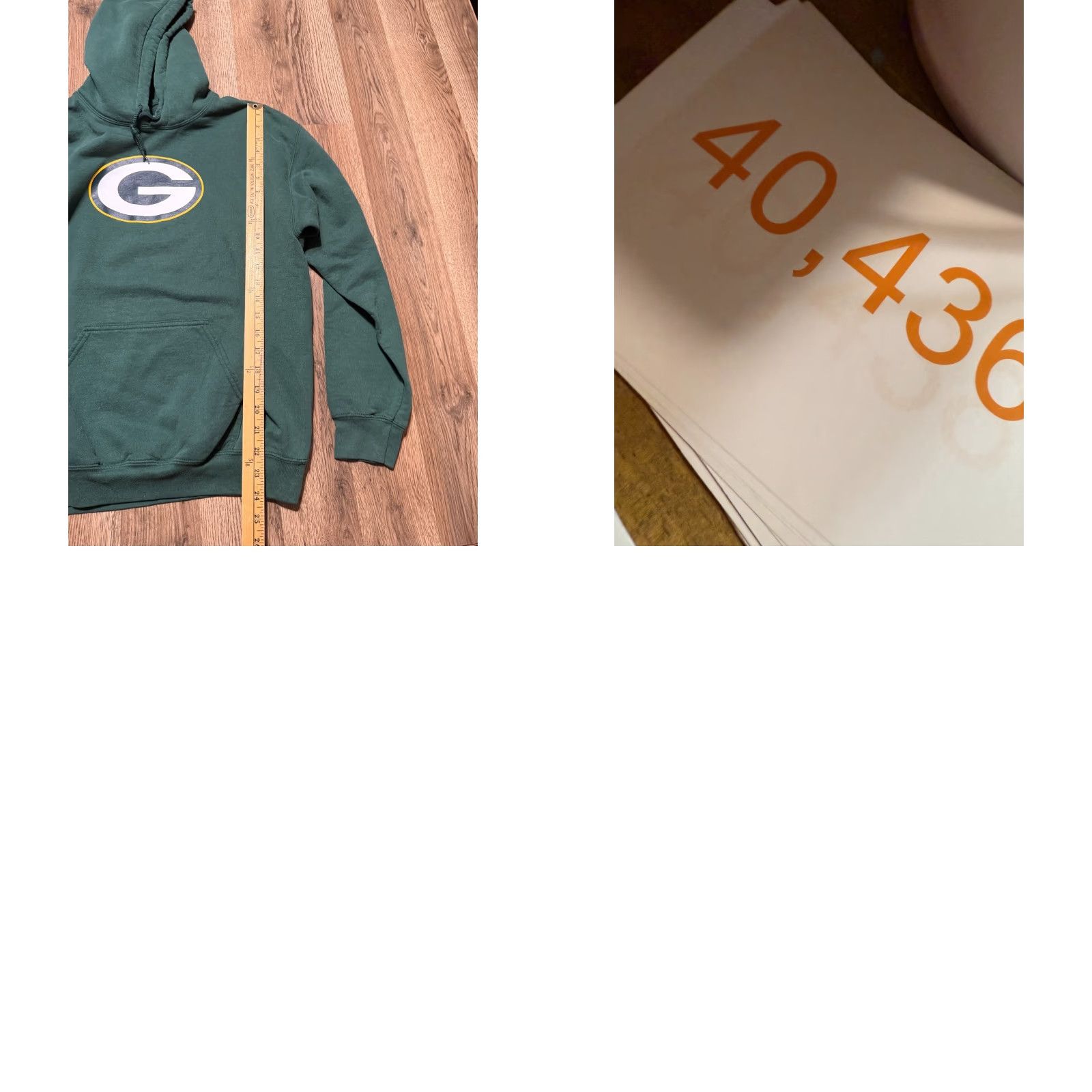 NFL NFL Team Apparel Hoodie Mens Medium Green Wisconsin Green Bay Packers Shirt Size US M / EU 48-50 / 2 - 8 Thumbnail