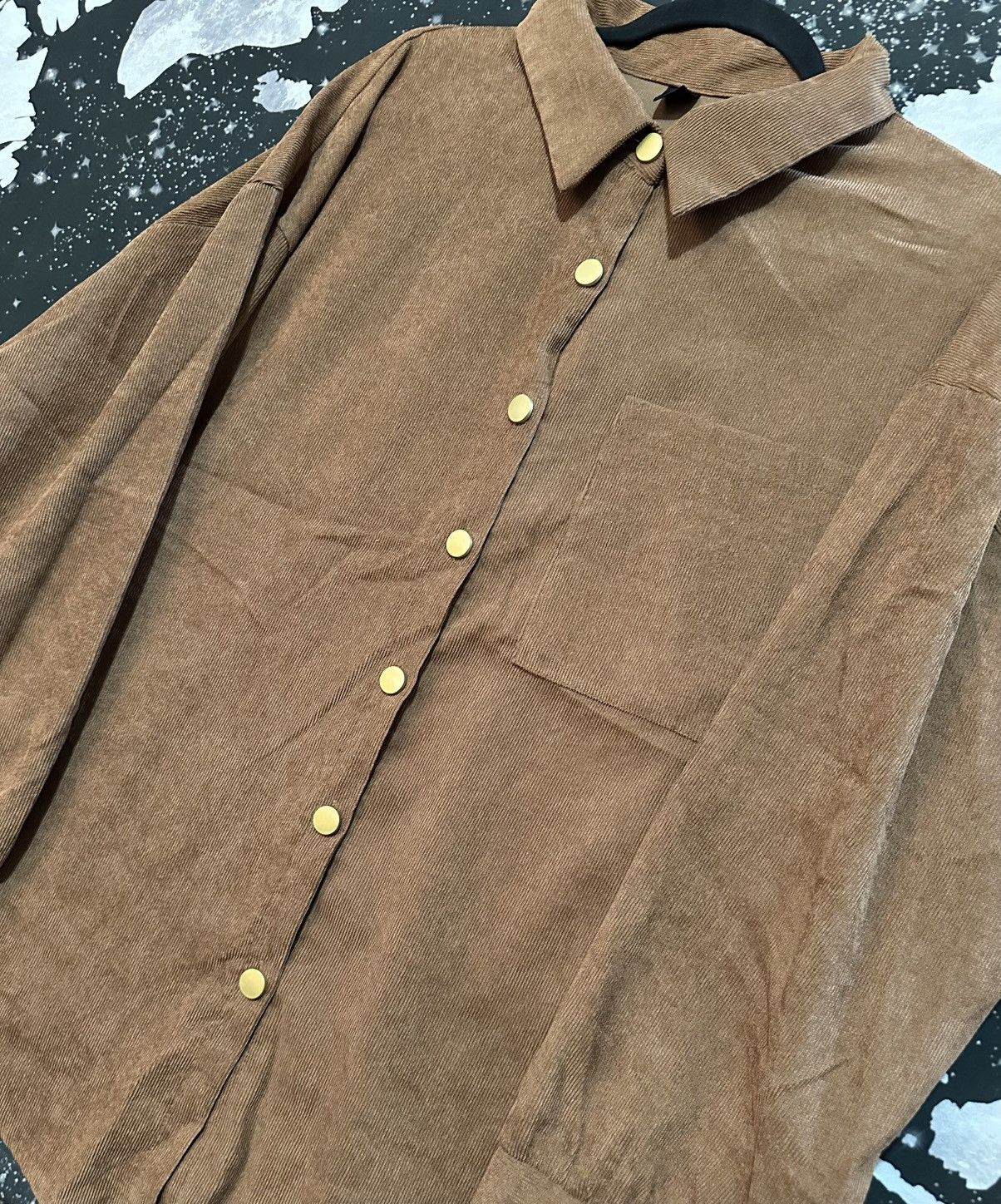 Shein Shein Curve Corduroy Style Button Shirt Size 3XL / US 20-22 - 2 Thumbnail