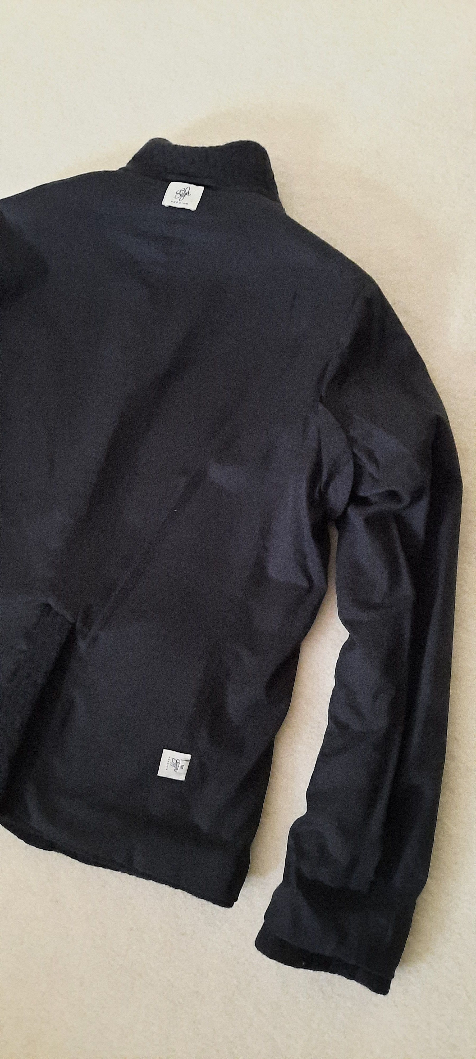 830 SIGN Men’s Wool Jacket Waffle Structure Black M
