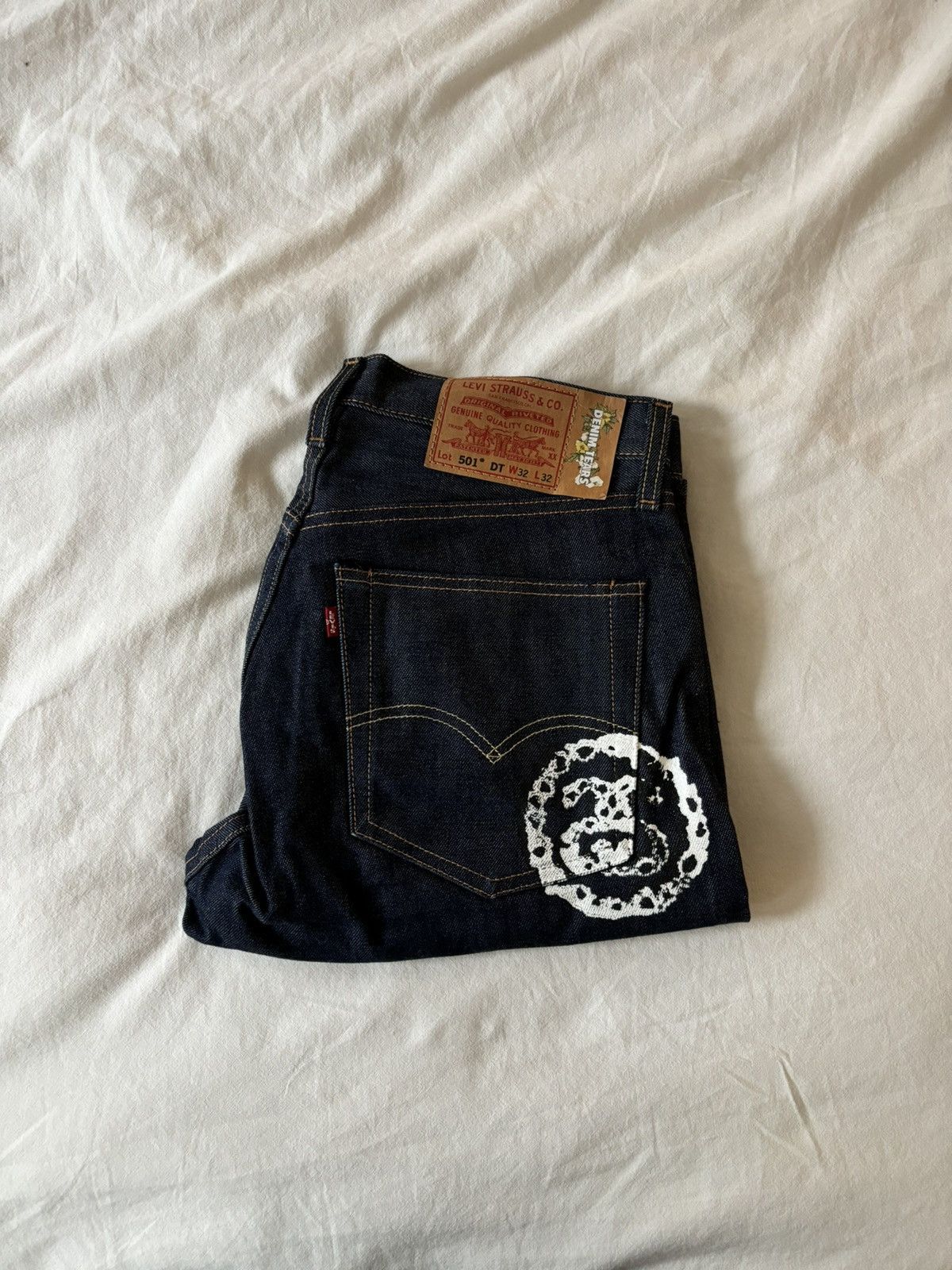 DENIM TEARS × Levi's × Stussy Stussy x Denim Tears Levi’s Raw Selvedge Denim Size US 32 / EU 48 - 2 Thumbnail