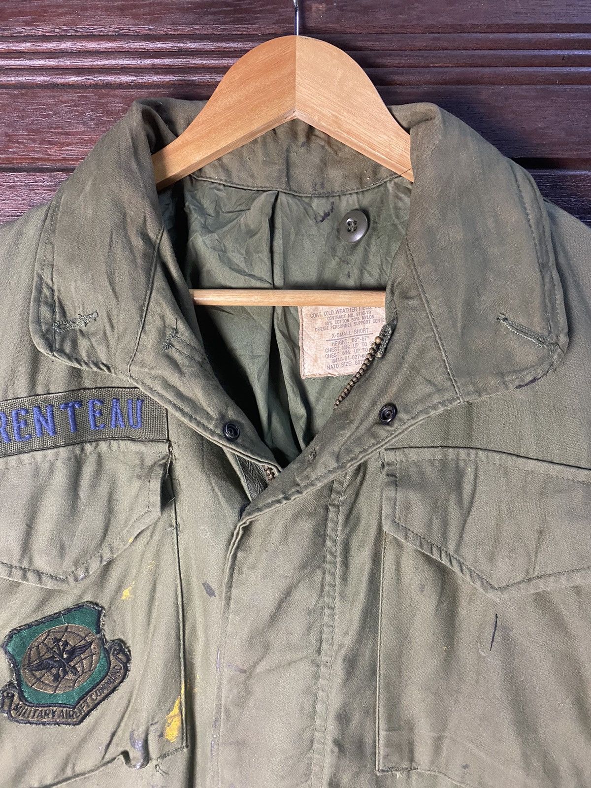 Vintage Vintage 80s Army OG 107 Jacket Size US S / EU 44-46 / 1 - 7 Thumbnail