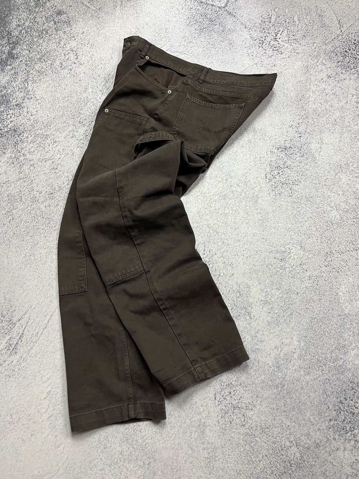 Jaded London Jaded London Skate Fit Double Knee Y2k Denim Jeans Brown Size US 34 / EU 50 - 4 Thumbnail