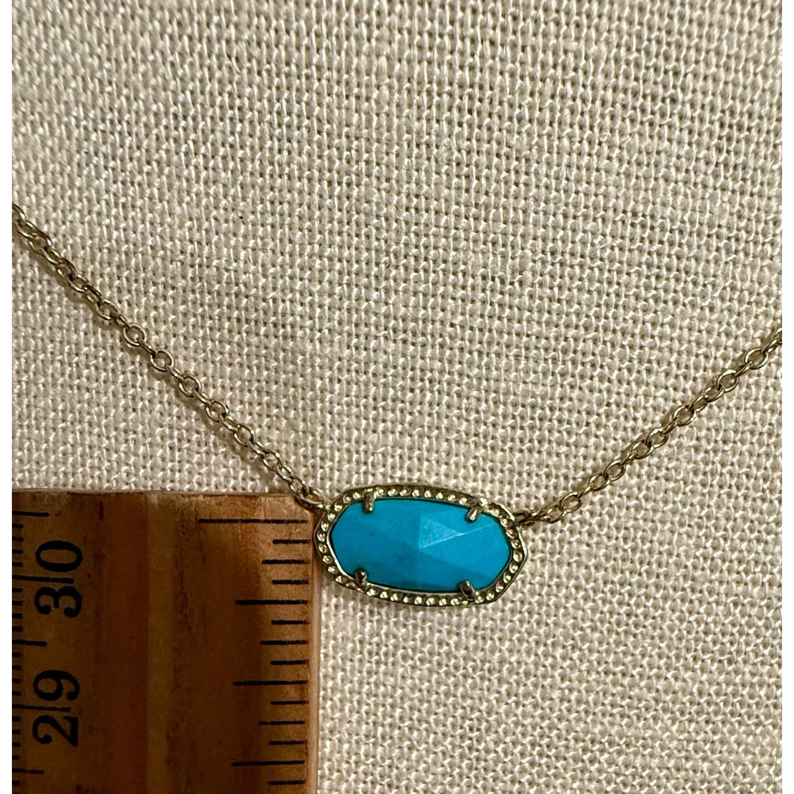 Kendra Scott Authentic Kendra Scott Elisa 14” Turquoise Necklace Size ONE SIZE - 6 Thumbnail