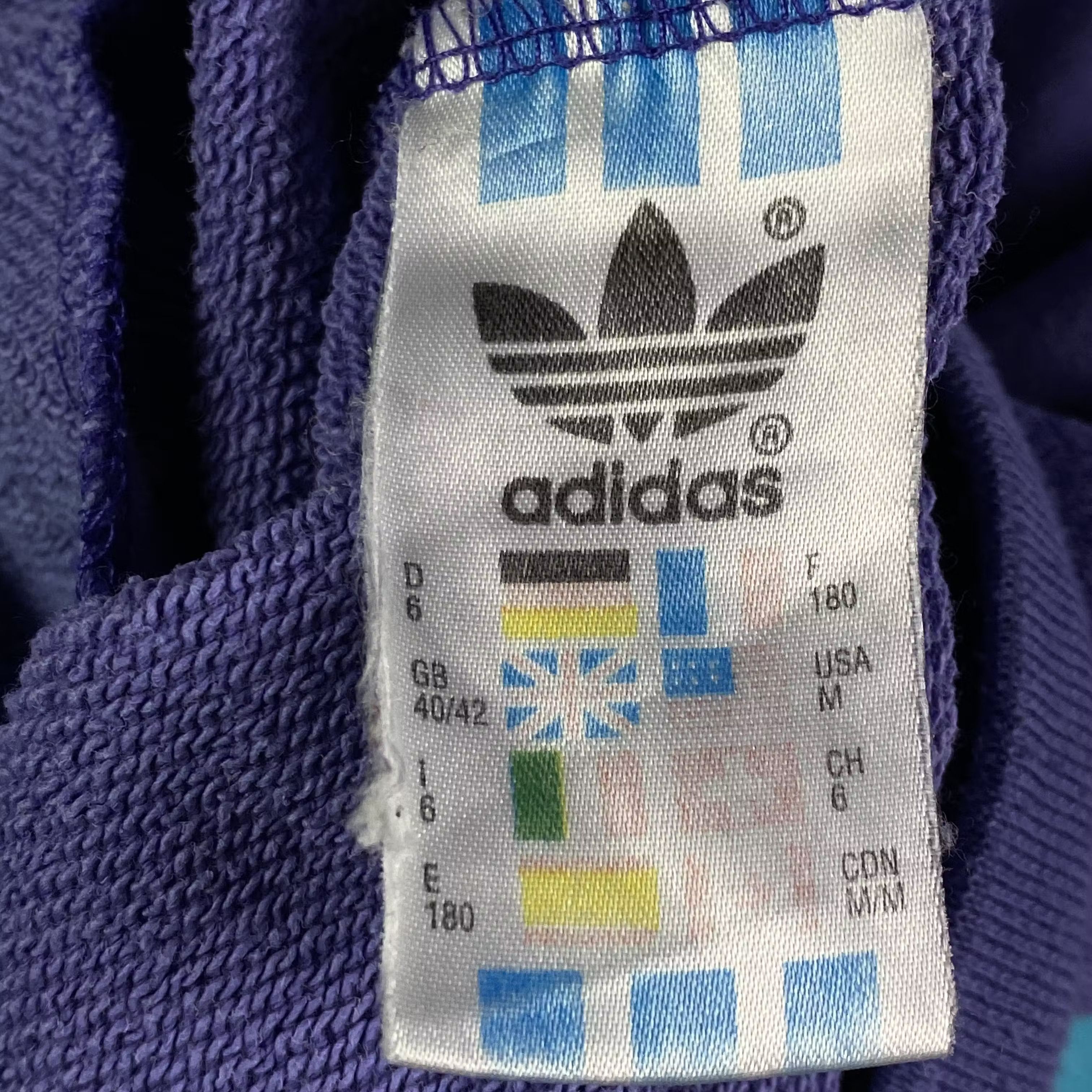 Adidas × Vintage Mens Bomber Full Zip Adidas Originals Vintage Size M Size US M / EU 48-50 / 2 - 5 Thumbnail