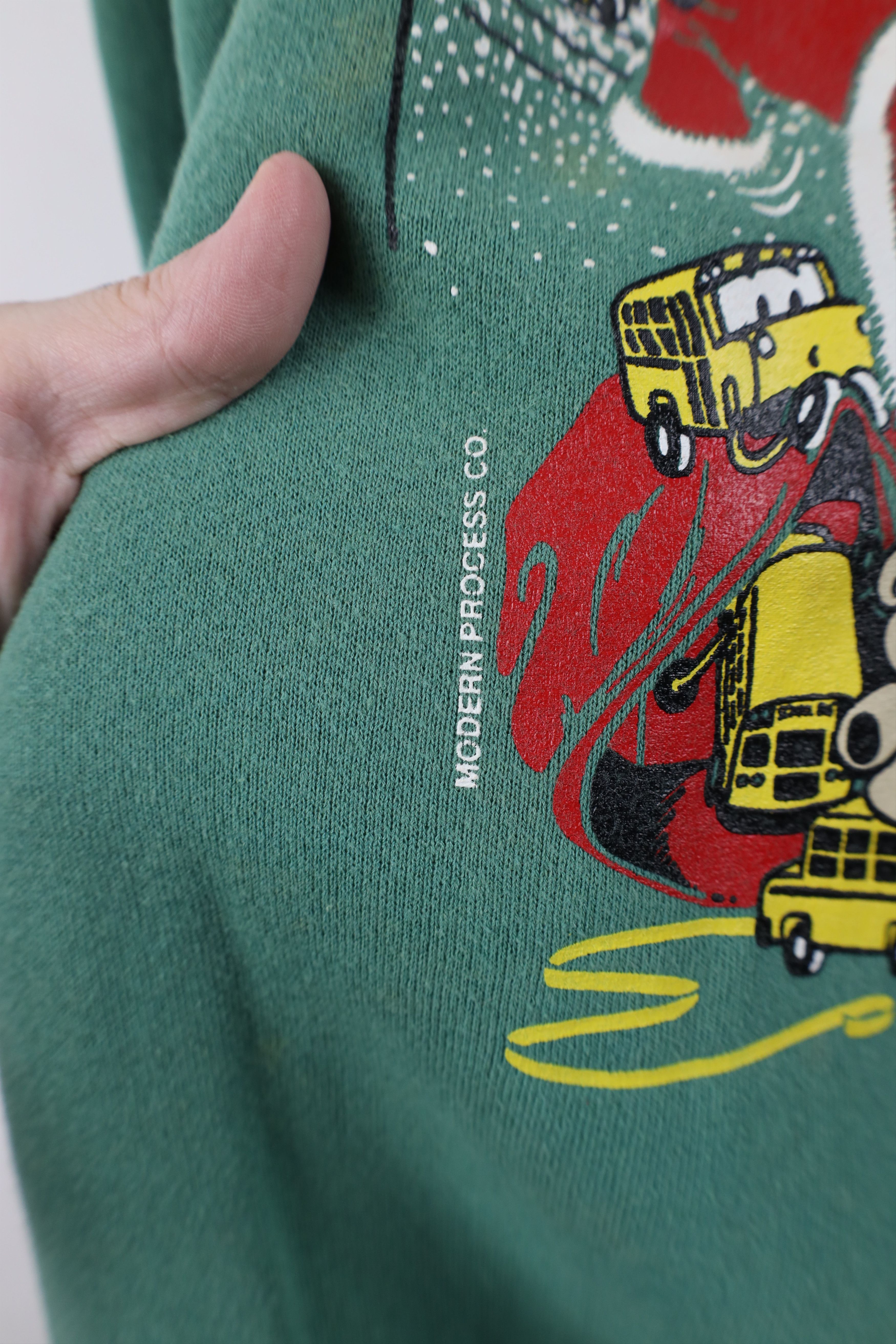 Vintage Vintage 90s Streetwear Santa Claus Bus Driver Sweatshirt USA Size US L / EU 52-54 / 3 - 8 Thumbnail