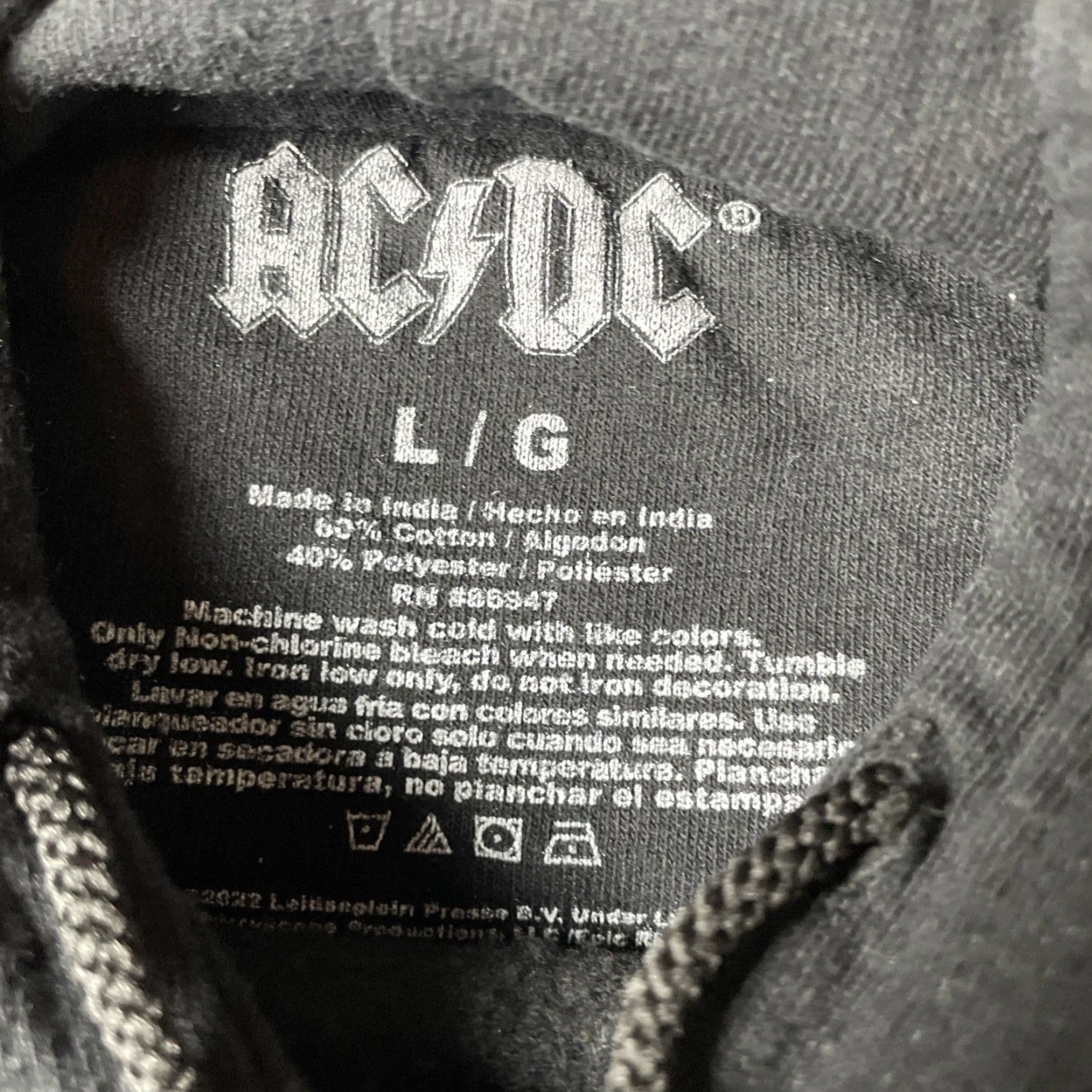 Vintage VINTAGE AC/DC Highway To Hell Hoodie Sweatshirt Mens M Black Rock N Roll Band Merch Size US M / EU 48-50 / 2 - 4 Thumbnail