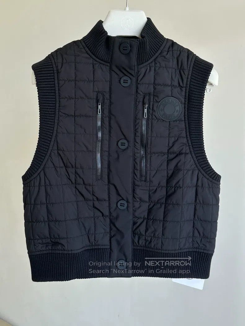Hermes Hermes 25 New blue-black sleeveless pilot jacket Size XXS / US 00 / IT 34 - 1 Thumbnail