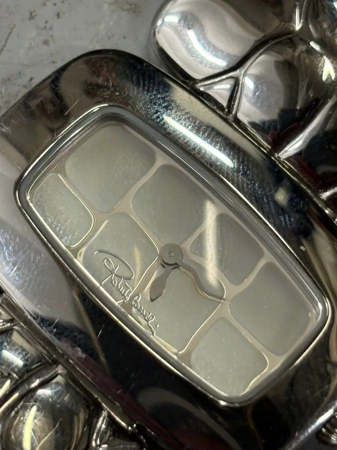 Roberto Cavalli Roberto Cavalli Stainless Steel Crocodile Effect Watch Size ONE SIZE - 3 Thumbnail