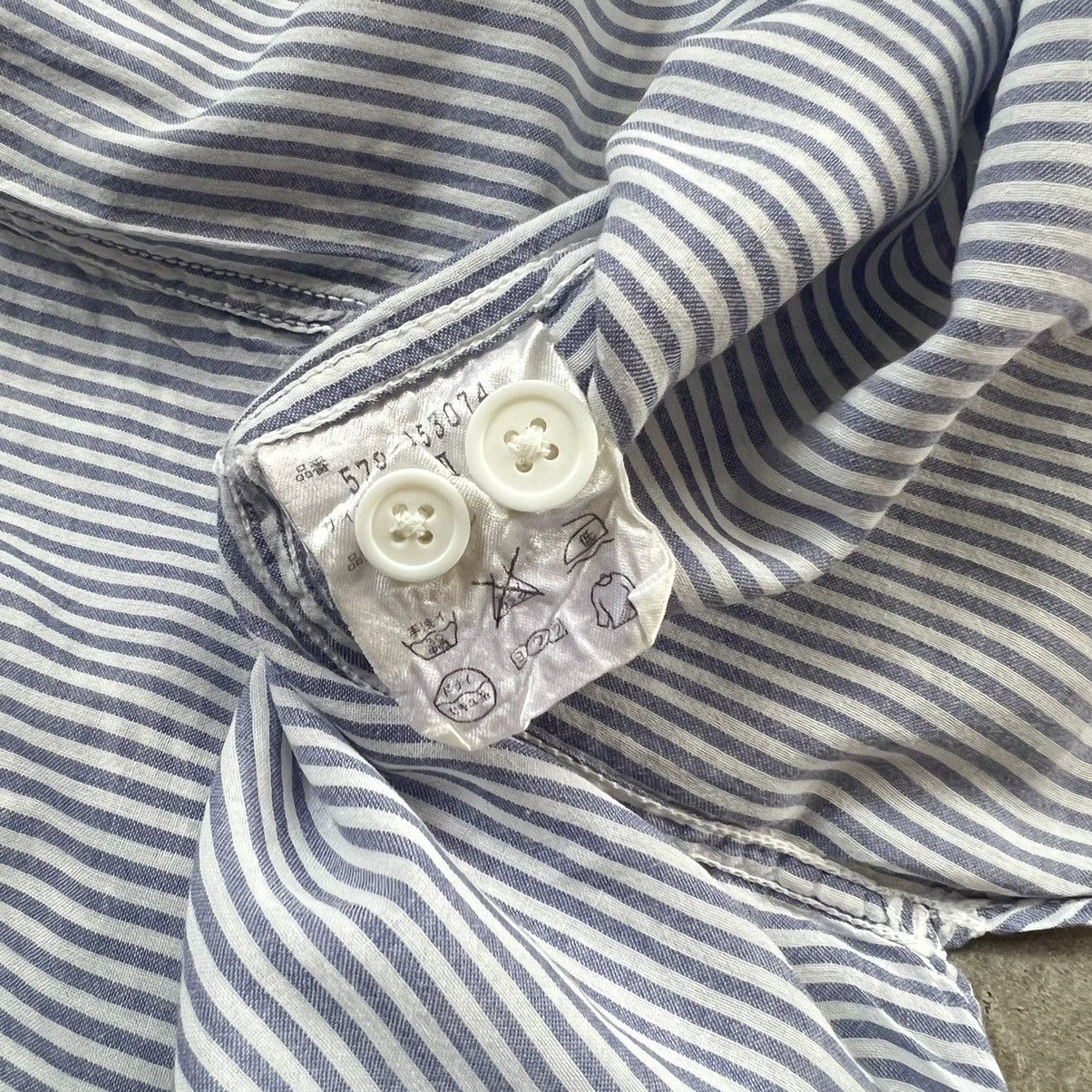 Margaret Howell Margaret Howell Stripe Long Sleeve Button up Shirt Size M / US 6-8 / IT 42-44 - 7 Thumbnail