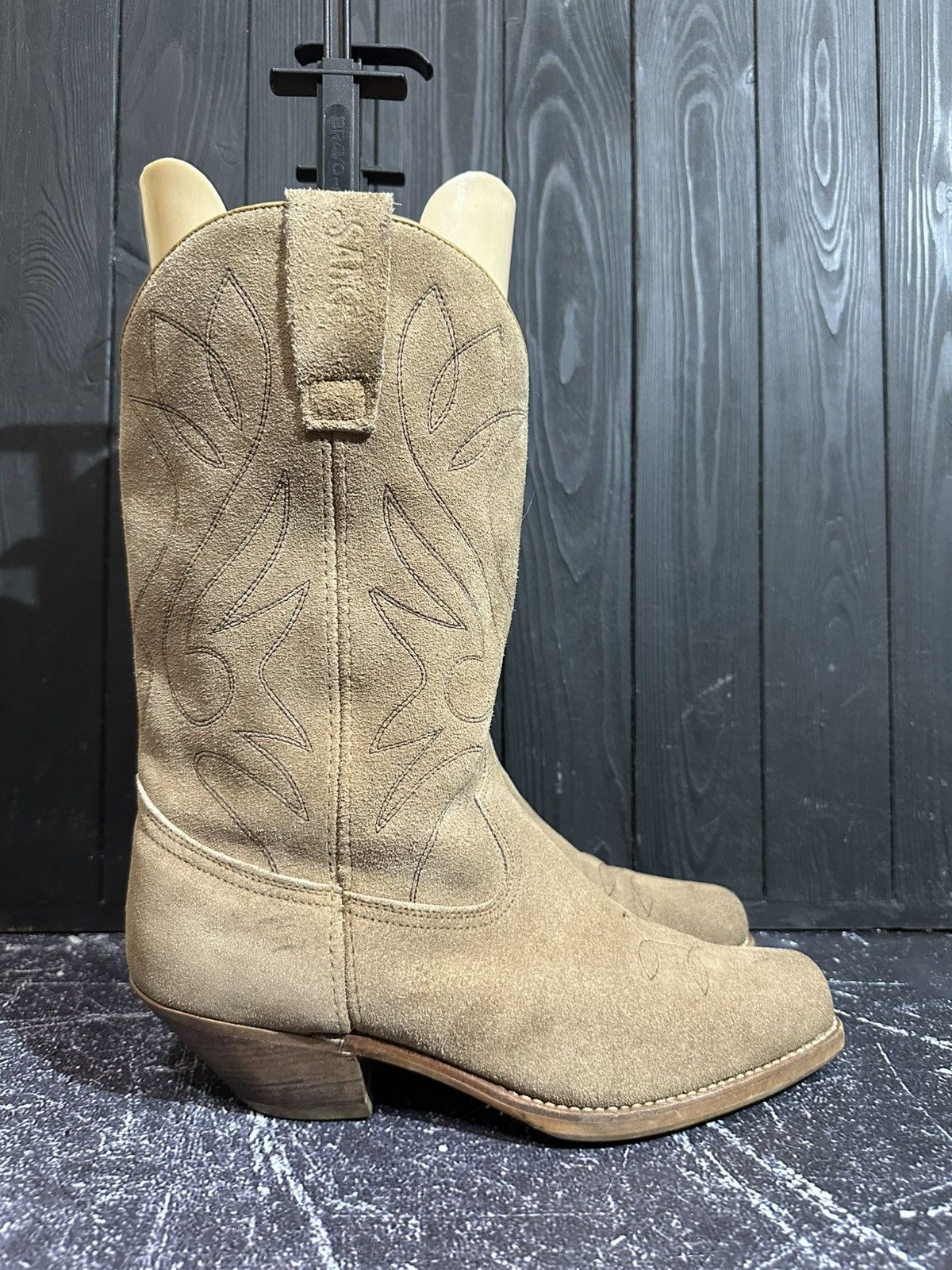 Sancho Suede Western Cowboy Boots size 45