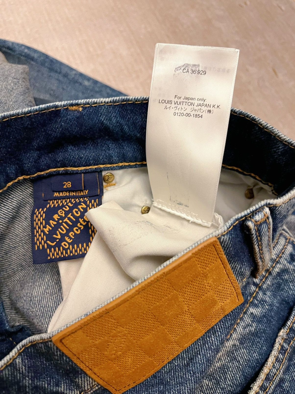 Louis Vuitton Louis Vuitton Relaxed-Fit Jeans Size US 30 / EU 46 - 10 Thumbnail