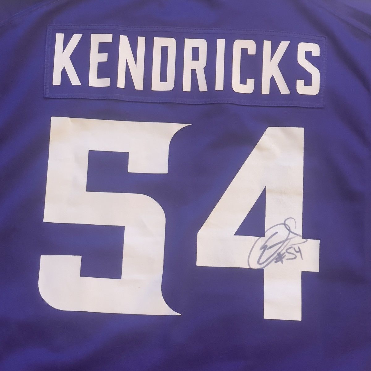 NFL MN Vikings Eric Kendricks Signed Mens (Or Unisex)Jersey Size US XL / EU 56 / 4 - 2 Thumbnail
