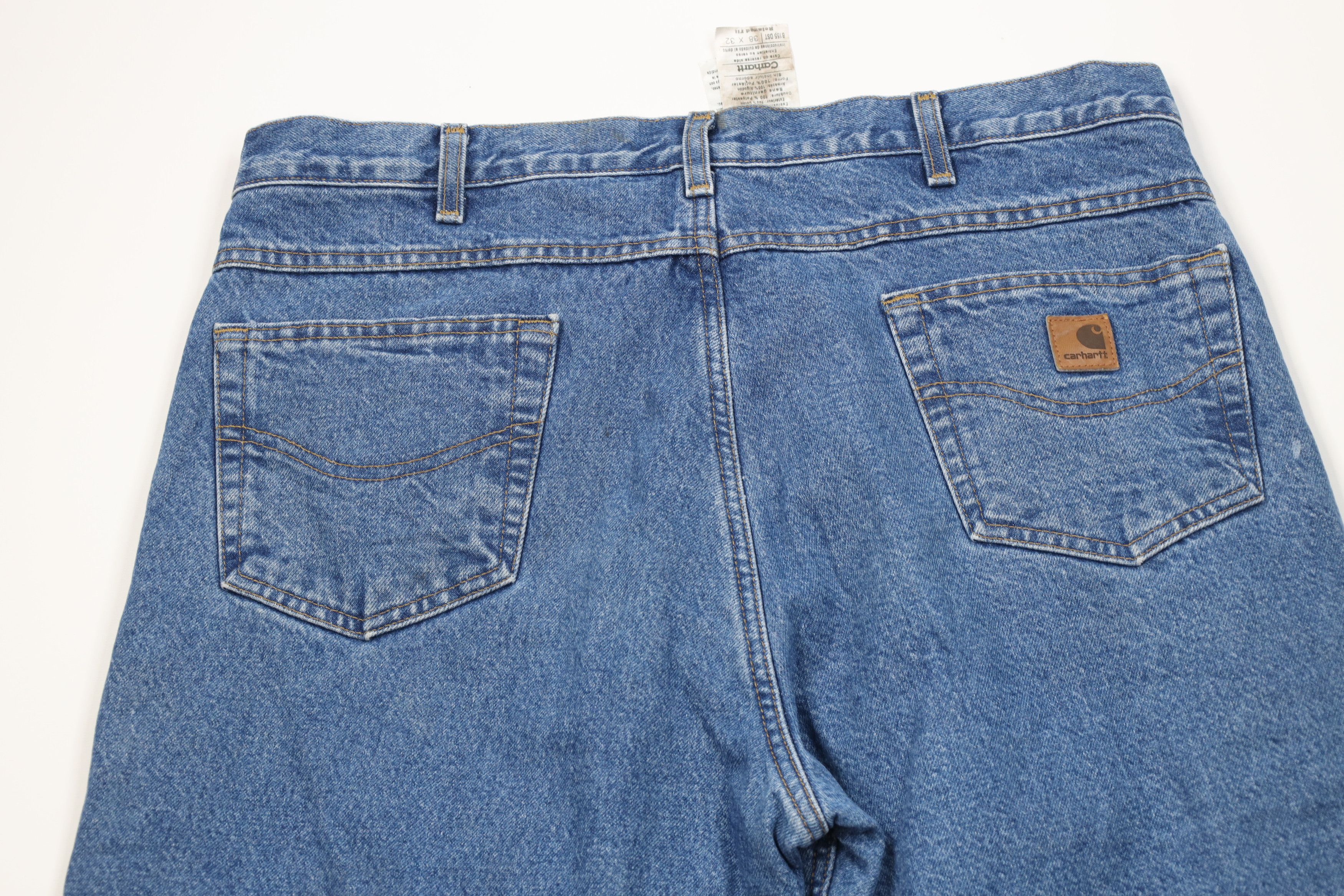 Carhartt Vintage Carhartt Relaxed Fleece Lined Wide Leg Denim Jeans Size US 38 / EU 54 - 11 Thumbnail