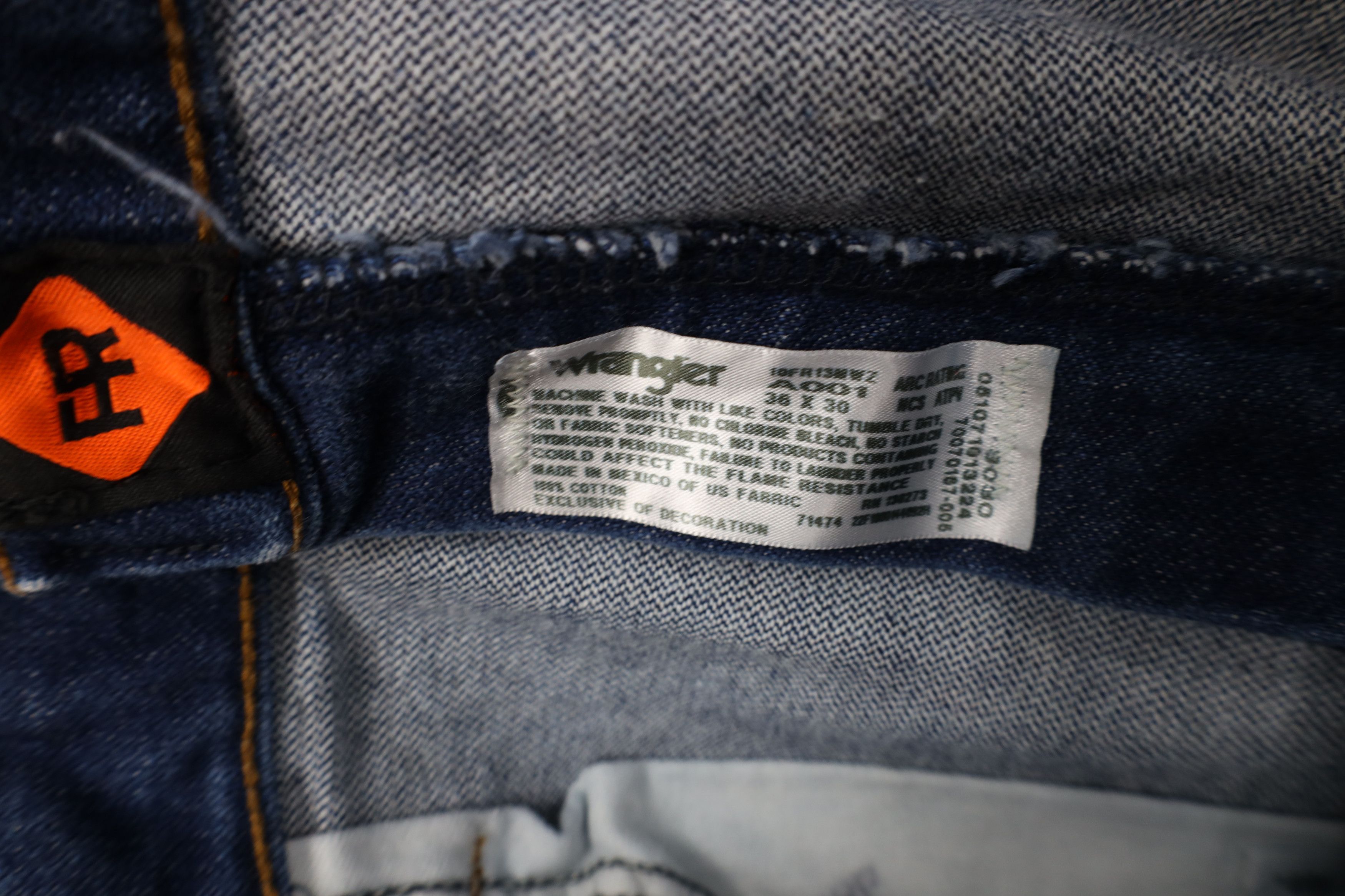 Wrangler Wrangler FR Fire Flame Resistant Bootcut Denim Jeans Size US 36 / EU 52 - 8 Thumbnail