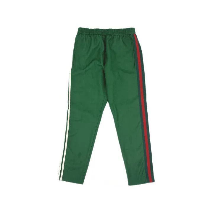 Gucci GUCCI Striped Casual Trousers in Green-2507 Size US 44 / EU 60 - 8 Thumbnail
