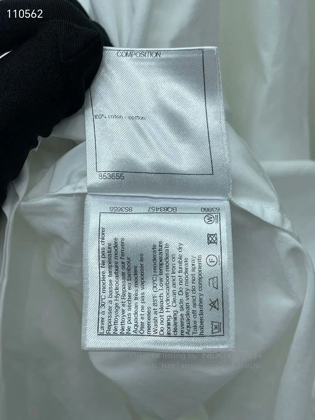 Chanel Chanel Diamond Button White Shirt. Size XXS / US 00 / IT 34 - 9 Thumbnail