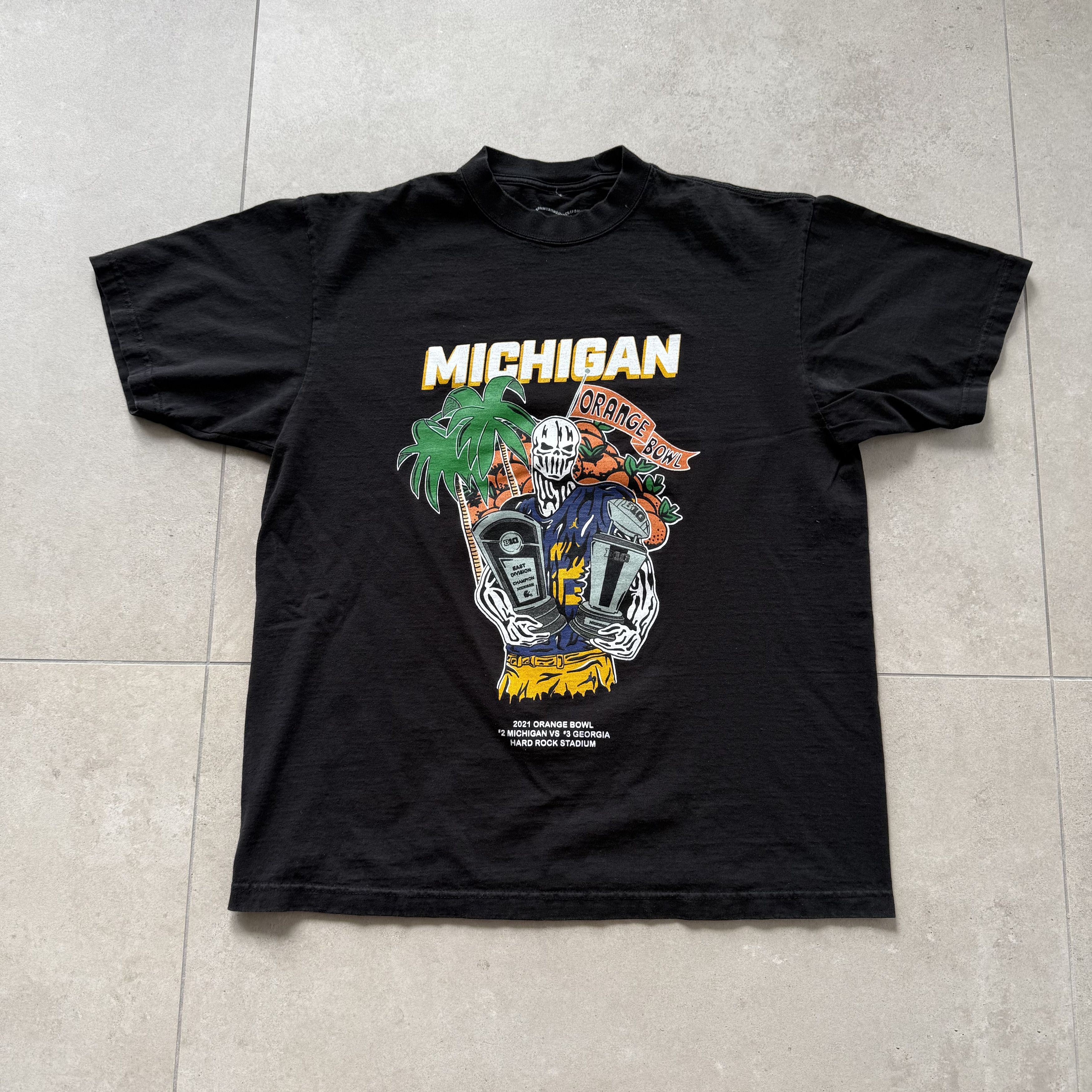 NCAA 2021 University of Michigan Orange Bowl T Shirt Size US XL / EU 56 / 4 - 1 Thumbnail