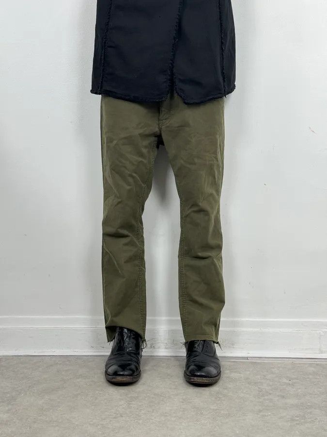Junya Watanabe AW2006 Junya Watanabe Khaki Green Rebel Chinos Pants Size US 30 / EU 46 - 2 Thumbnail