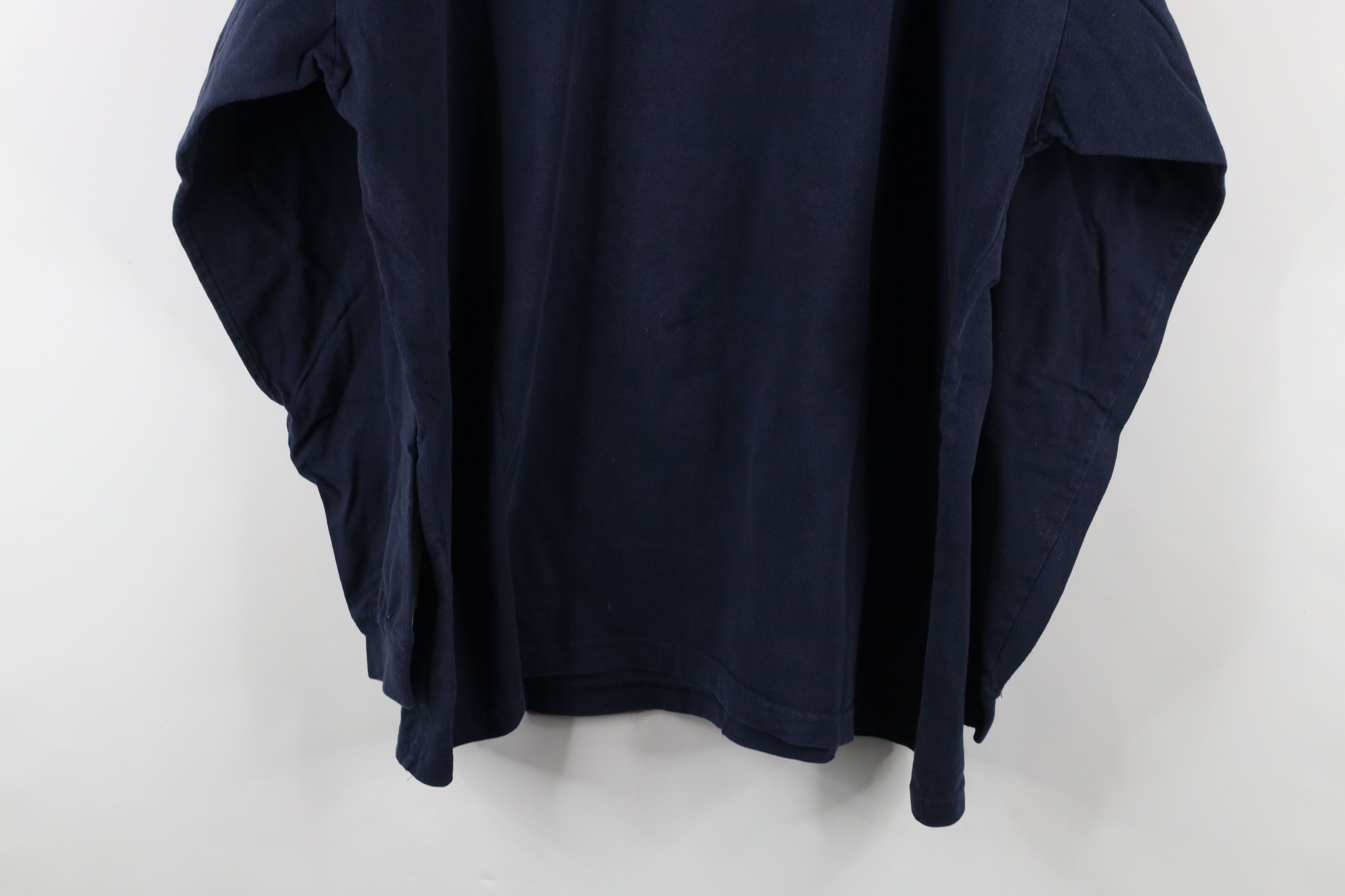 Vintage Vintage 90s Streetwear Heavy Long Sleeve T-Shirt Blue Cotton Size US XL / EU 56 / 4 - 9 Thumbnail